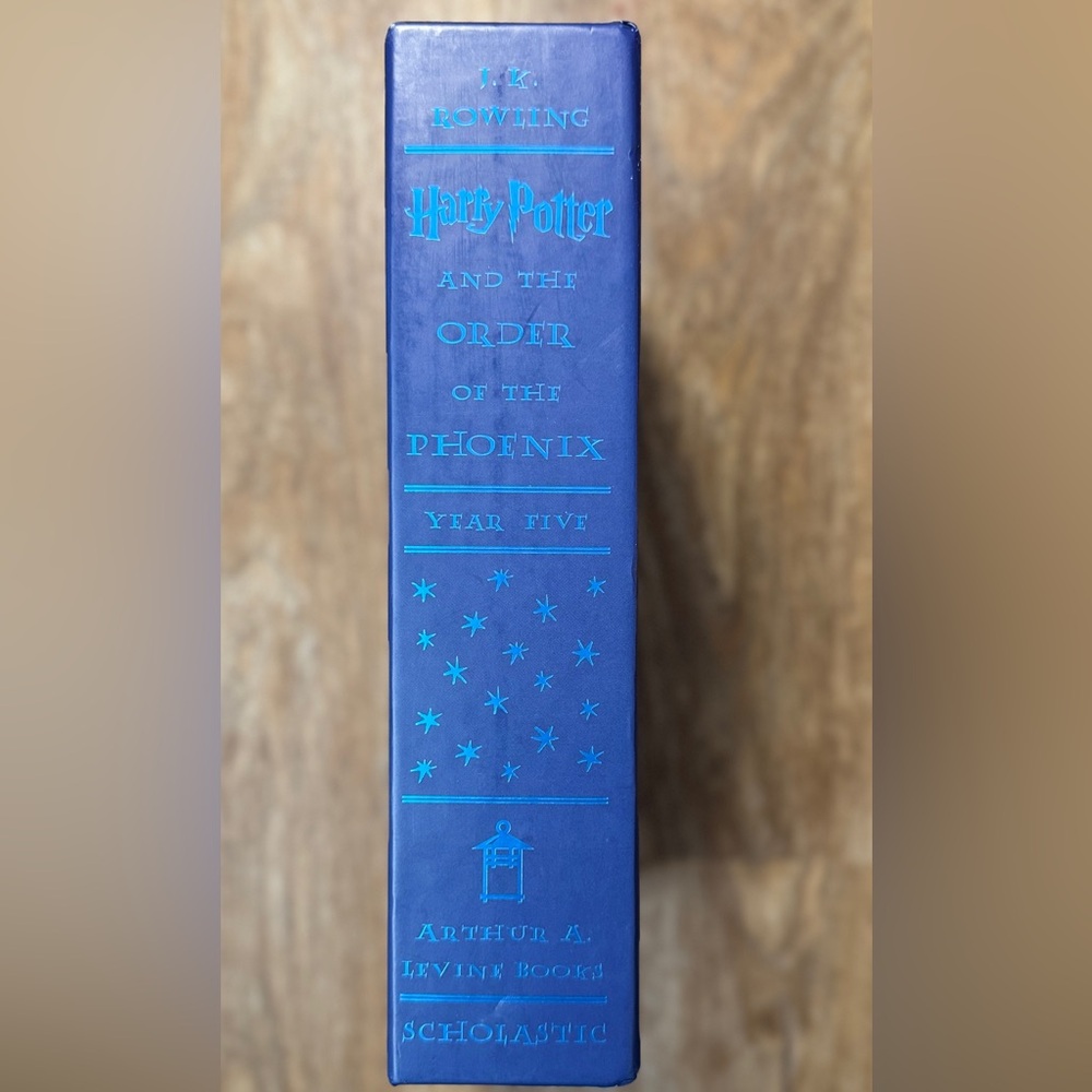 RARE W/ ERROR Harry Potter & the Order of the Phoenix (2003) DELUXE 1st Ed HC - Picture 2 of 9
